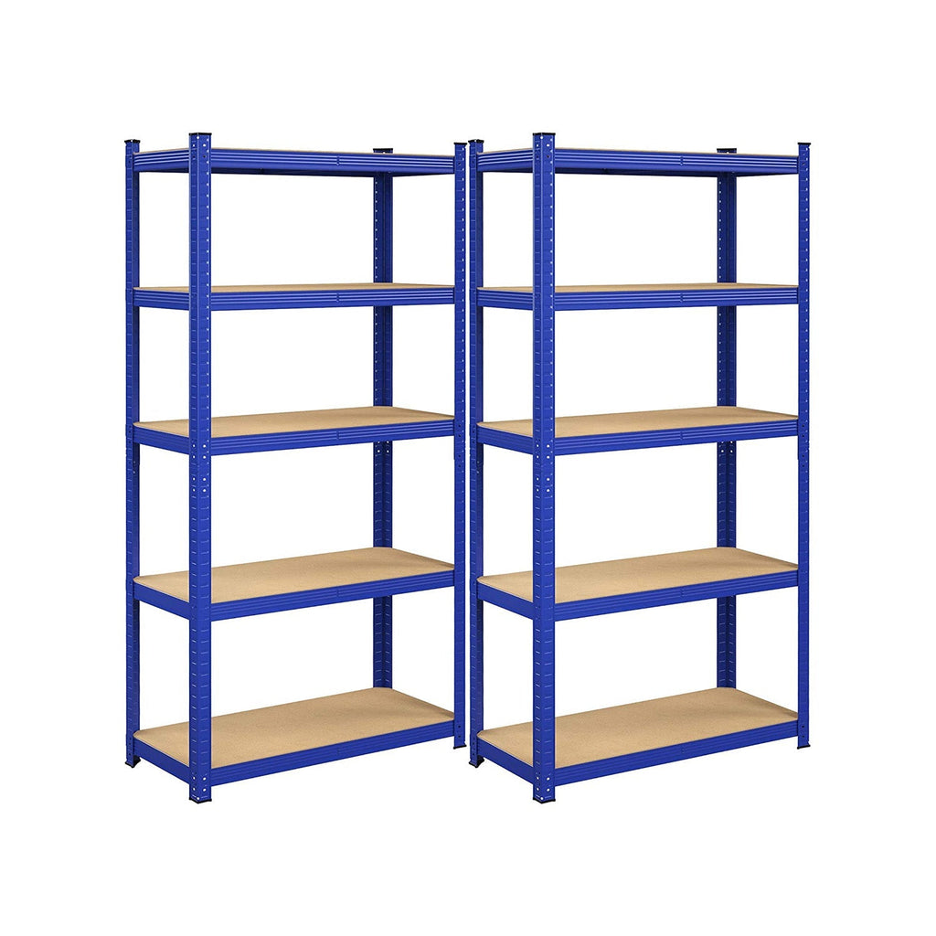 Set van 2 opbergplanken – zilver