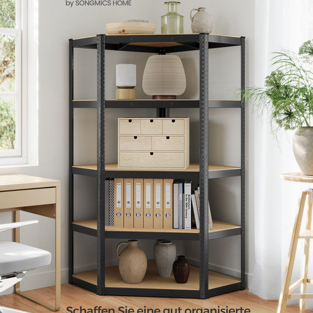 Stellingkast – 90 x 90 x 180 cm – 175 kg per plank – Poedercoat Dtaal