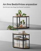 Hoekplank – draagvermogen 875 kg – gepoedercoat staal – inktzwart & natuurlijk beige