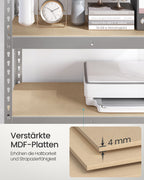 Zware plank – 5 planken – Staal – Zilver