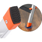 Ladder - 3 treden - Aluminium - Antislip voeten - Draagvermogen 150 kg