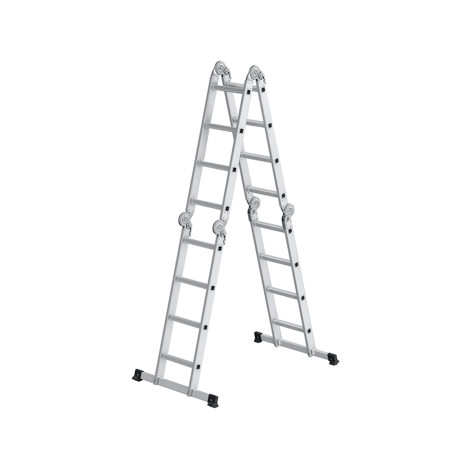 Aluminium ladder – 16 treden – 430 cm – Zilver