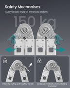 Aluminium ladder – 16 treden – 430 cm – Zilver