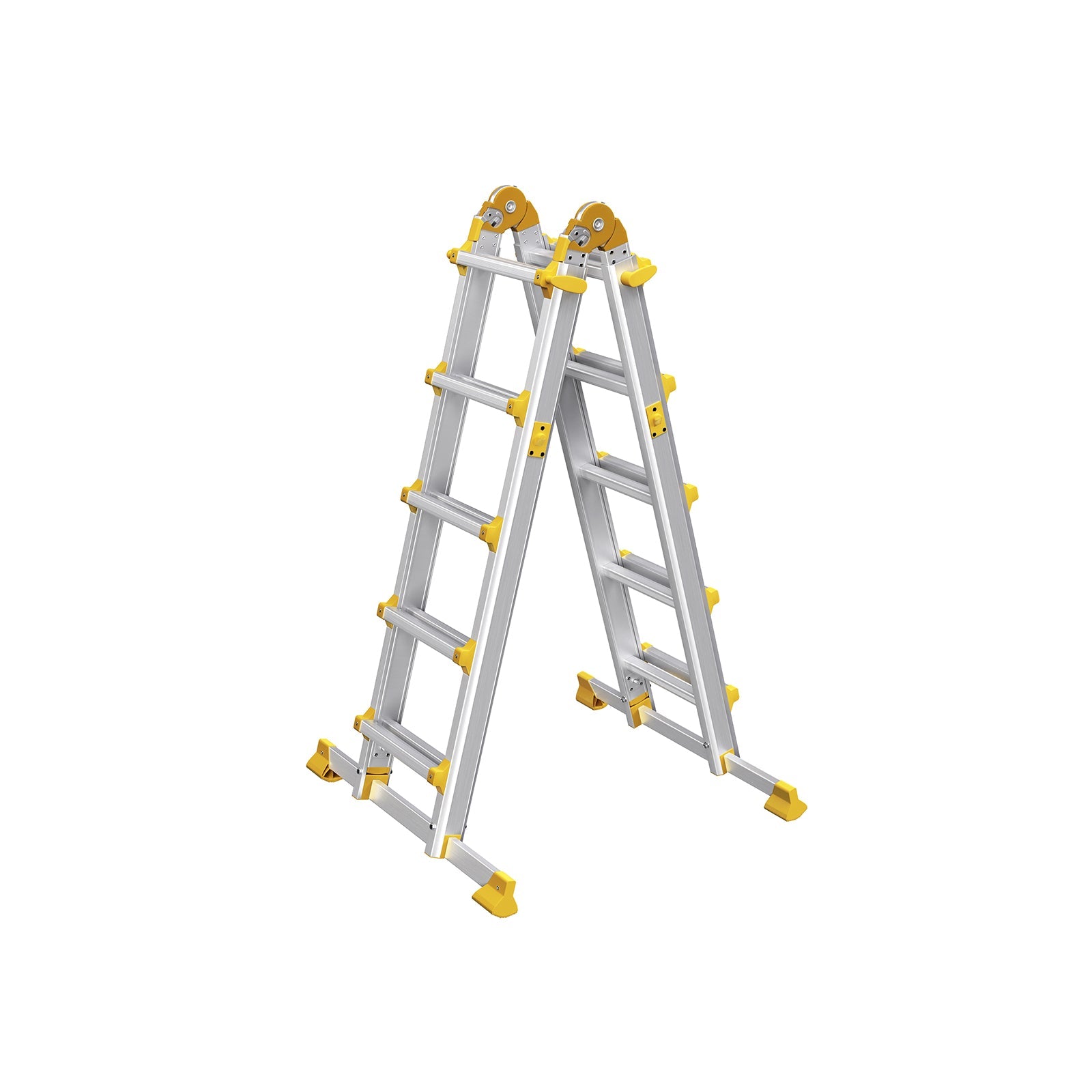 Aluminium ladder – 16 treden – 430 cm – Zilver