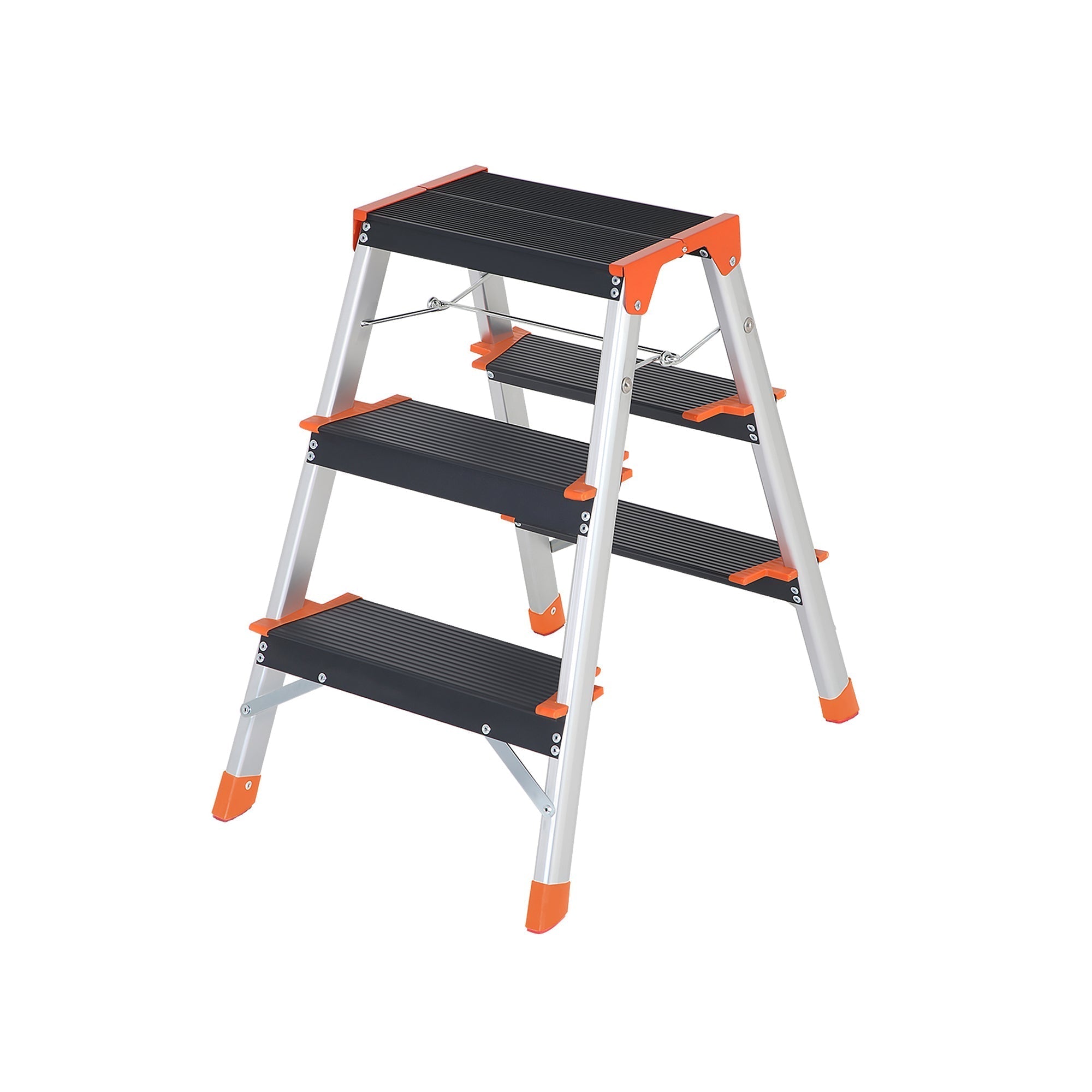 Ladder – TÜV Rheinland goedgekeurd – Aluminium – Zilver