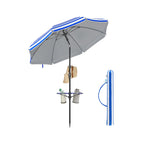Parasol UPF 50+ – 30° Kantelbaar – Blauw