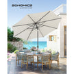 Parasol - 340 cm - Kantelbaar - UPF 50+ - Beige