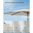 Parasol - 340 cm - Kantelbaar - UPF 50+ - Beige