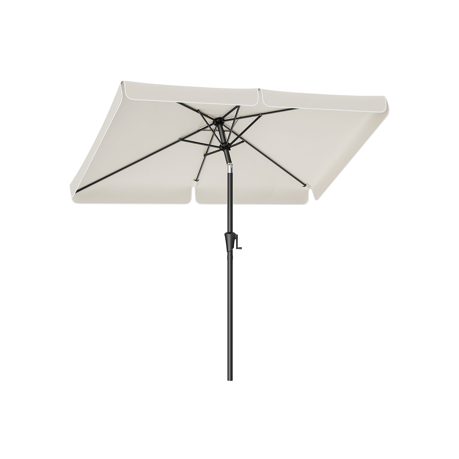 Balkonparasol - 300 x 200 cm - Rechthoekig - Kantelbaar - Beige