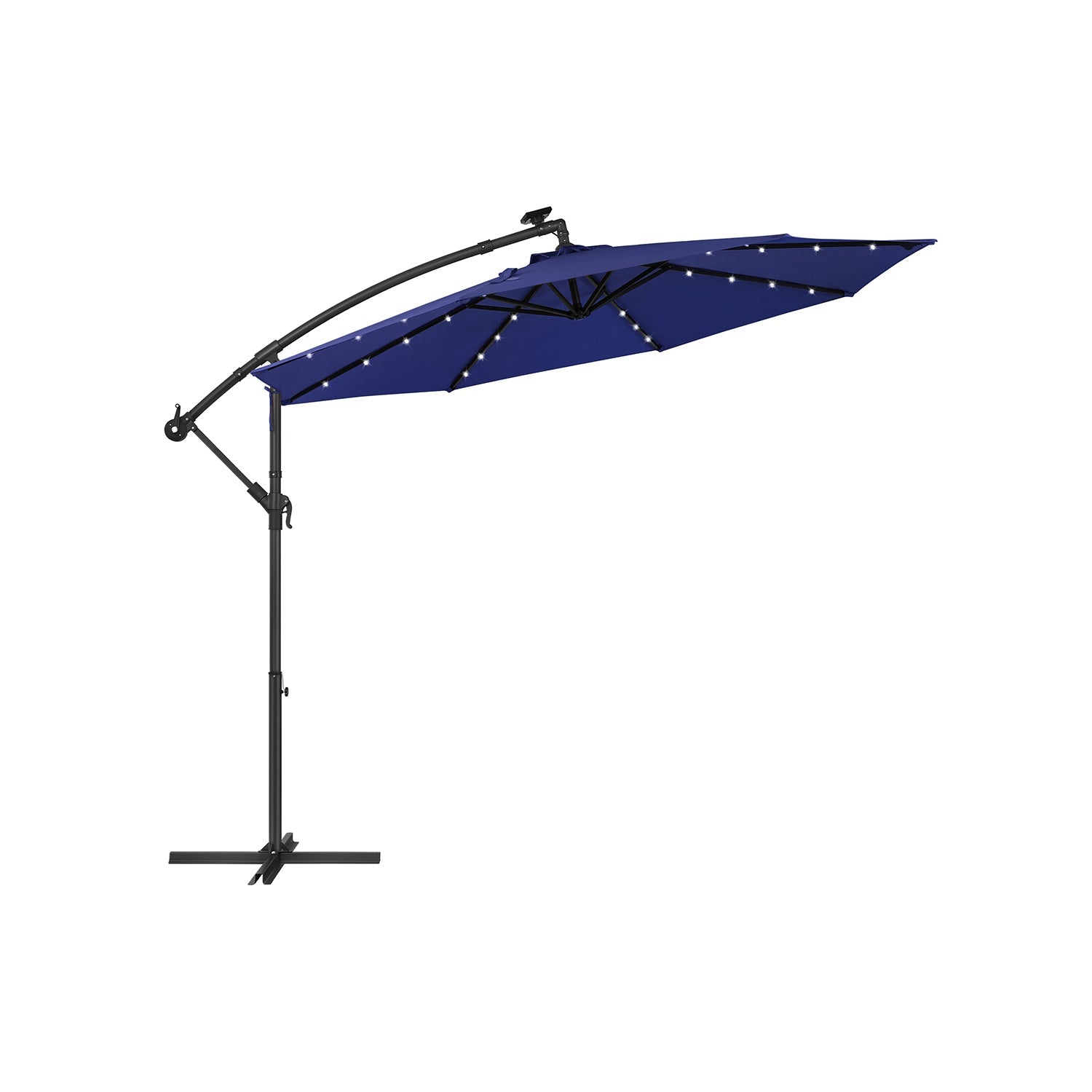 Zonne-energie Parasol met LED-Verlichting – Modern Design – Beige