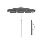 Parasol 200 X 125 Cm Opvouwbaar En In Hoogte Verstelbaar