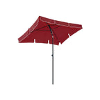 Parasol 200 X 125 Cm Opvouwbaar En In Hoogte Verstelbaar