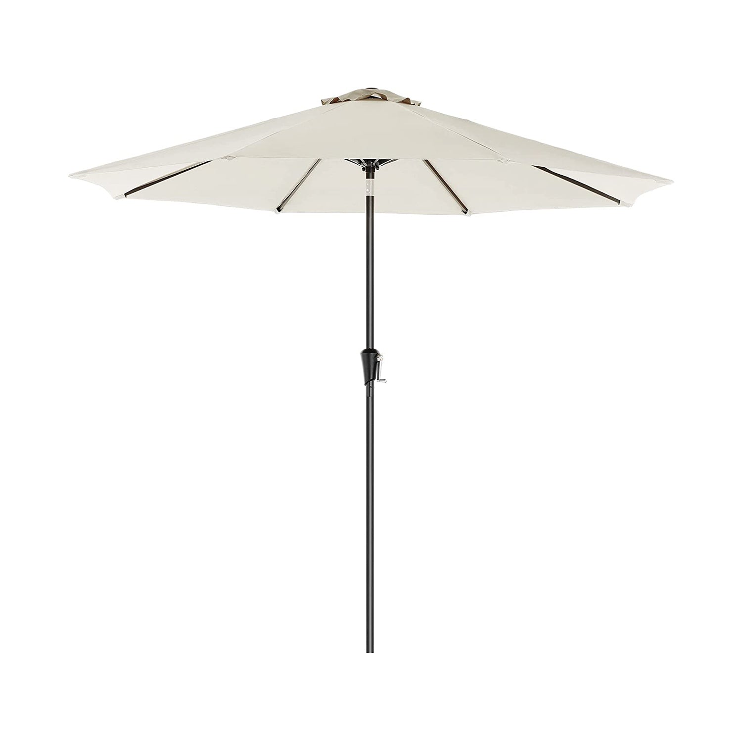Parasol - Tuinparasol - Ø 270 cm - Kantelbaar - Met zwengel - Beige