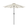 Tuinparasol – Kantelbaar met zwengel – Ø 270 cm – Beige