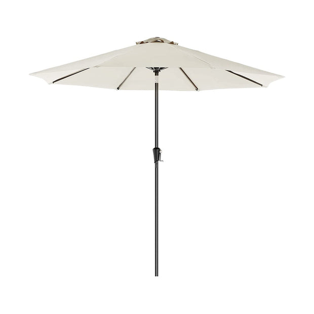Tuinparasol – Kantelbaar met zwengel – Ø 270 cm – Beige