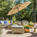 Parasol – UV-bescherming – 300 cm – taupe
