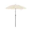 Parasol – Kantelbaar met zwengel – Ø 200 cm – Taupe
