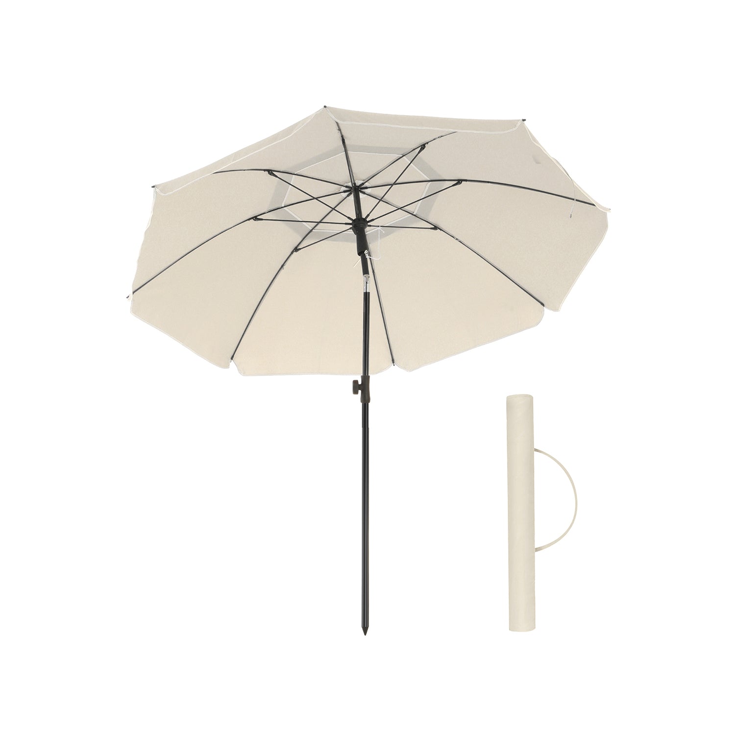 Parasol – UV-bestendig en waterdicht – beige