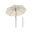 Parasol – UV-bestendig en waterdicht – beige