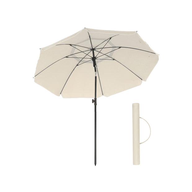 Parasol – UV-bestendig en waterdicht – beige