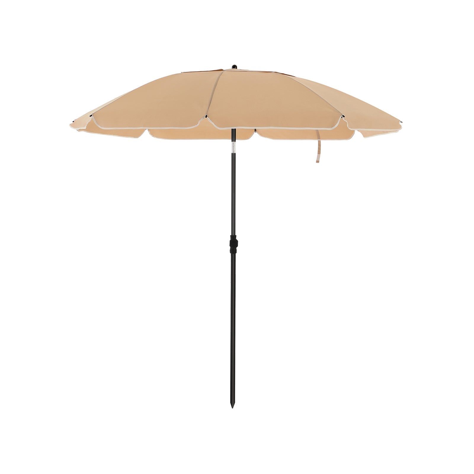 Parasol – Kantelbaar met zwengel – Ø 200 cm – Taupe
