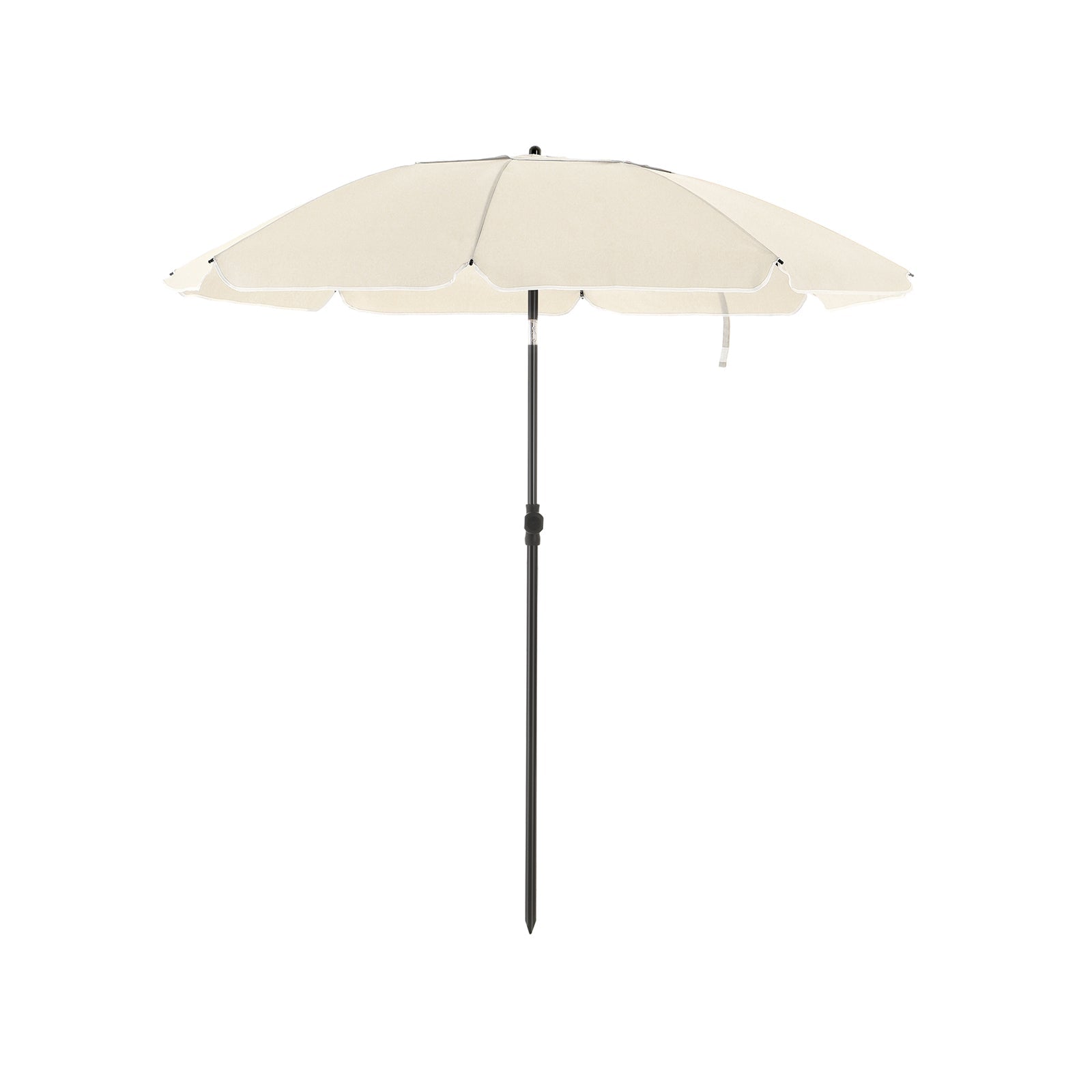 Parasol – Kantelbaar met zwengel – Ø 200 cm – Taupe
