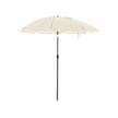 Parasol – Kantelbaar met zwengel – Ø 200 cm – Taupe