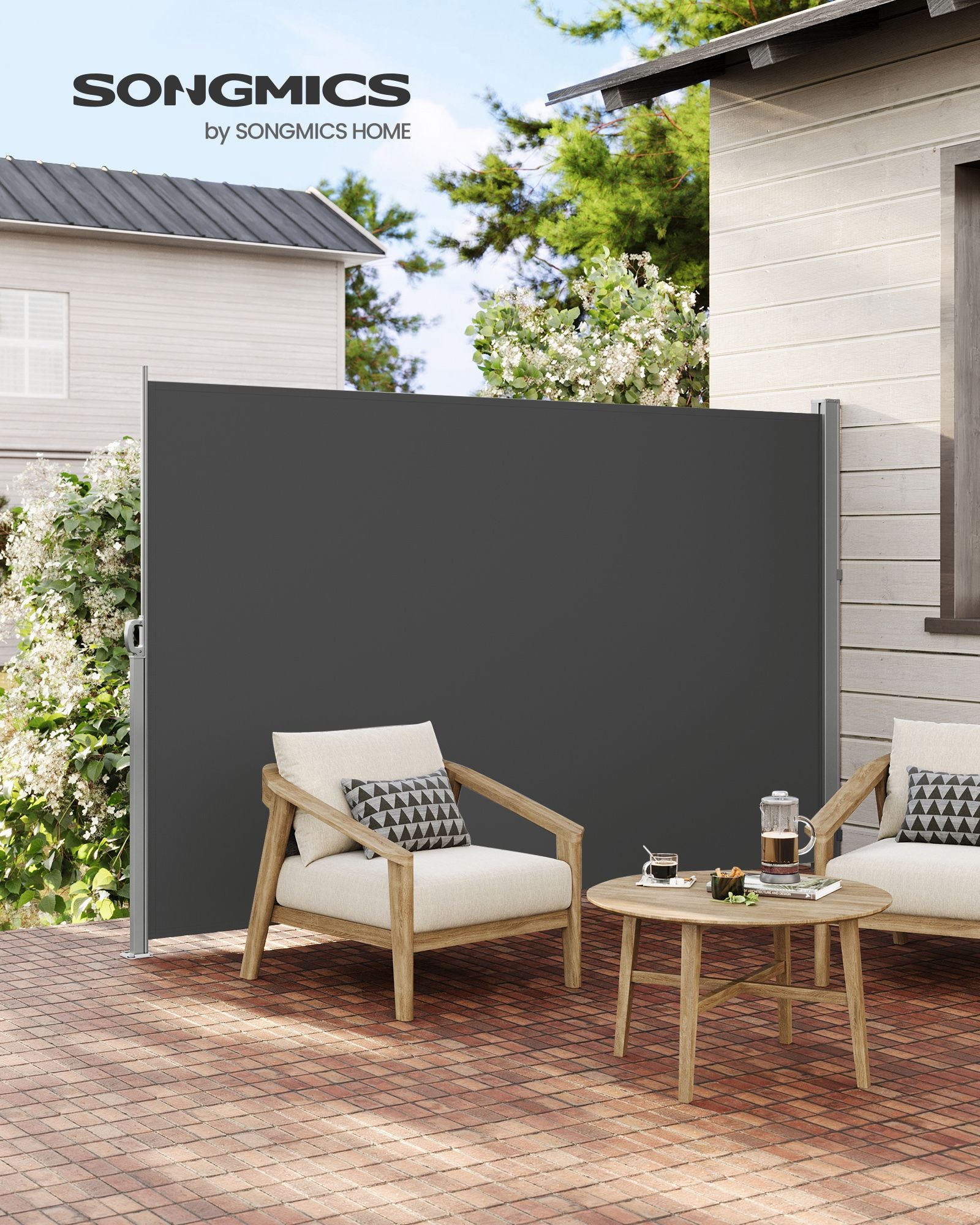 Zijluifel – 200 × 300 cm – antraciet