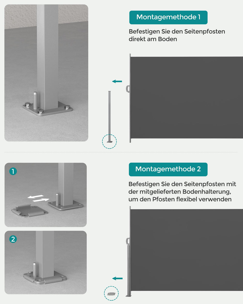 Zijluifel – Waterdicht en UV-bestendig – Antraciet