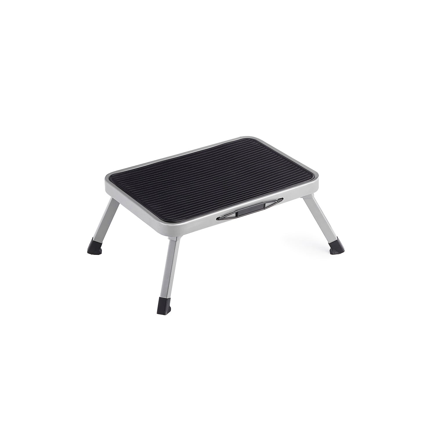 Opvouwbare trap – Antislip – Staal – Wit