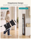 Opstapje – 3 Treden – Inklapbaar – Met Handgreep – Staal – Tot 150 kg – Wit