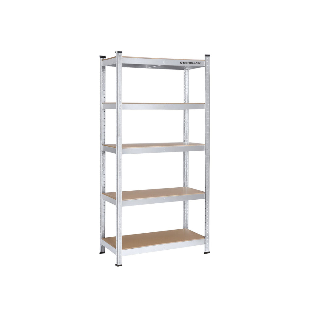 Opbergrek - Metalen kast - 875 kg draagkracht - 180 x 90 x 40 cm - Zilver