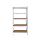 Opbergrek - Metalen kast - 875 kg draagkracht - 180 x 90 x 40 cm - Zilver