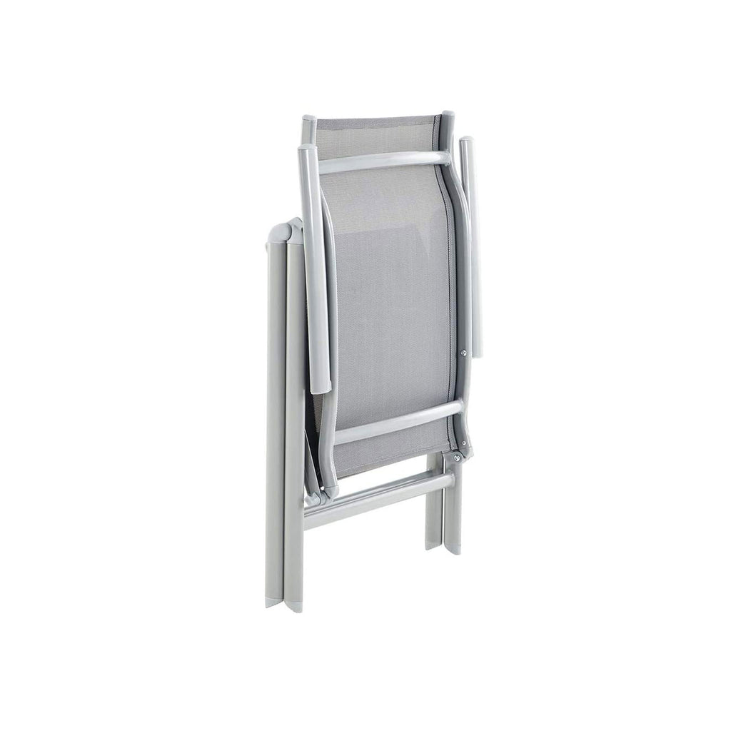 Tuinstoelen – set van 2 – grijs