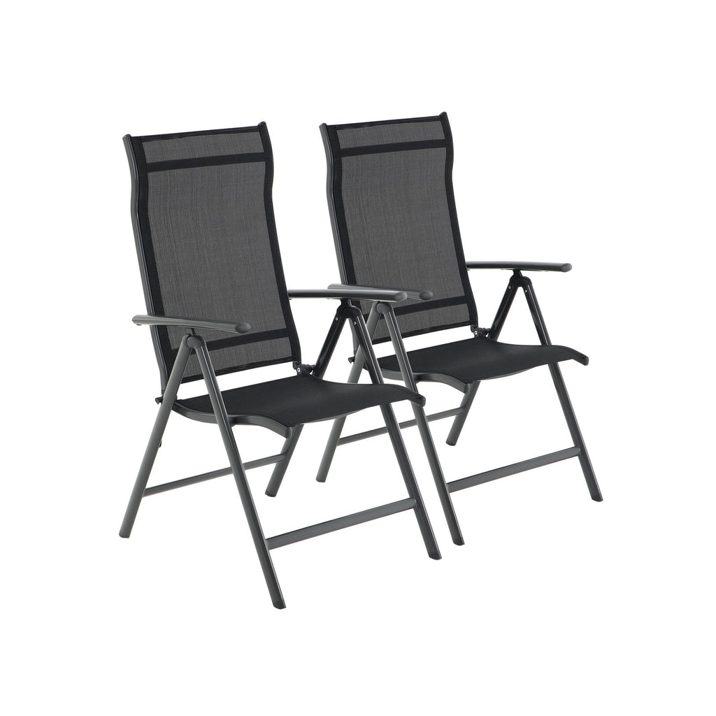 Tuinstoelen – set van 2 – grijs