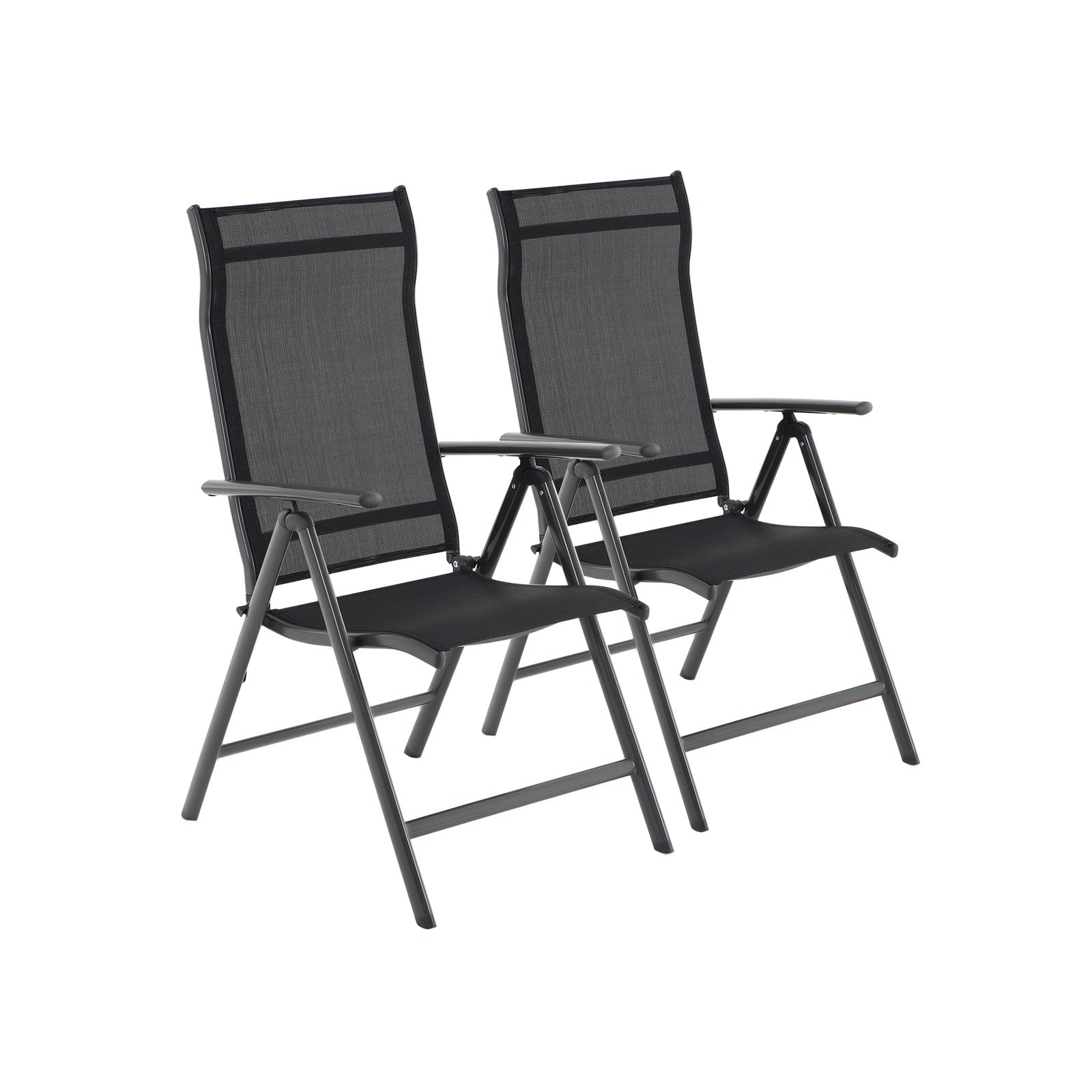 Tuinstoelen – set van 2 – grijs