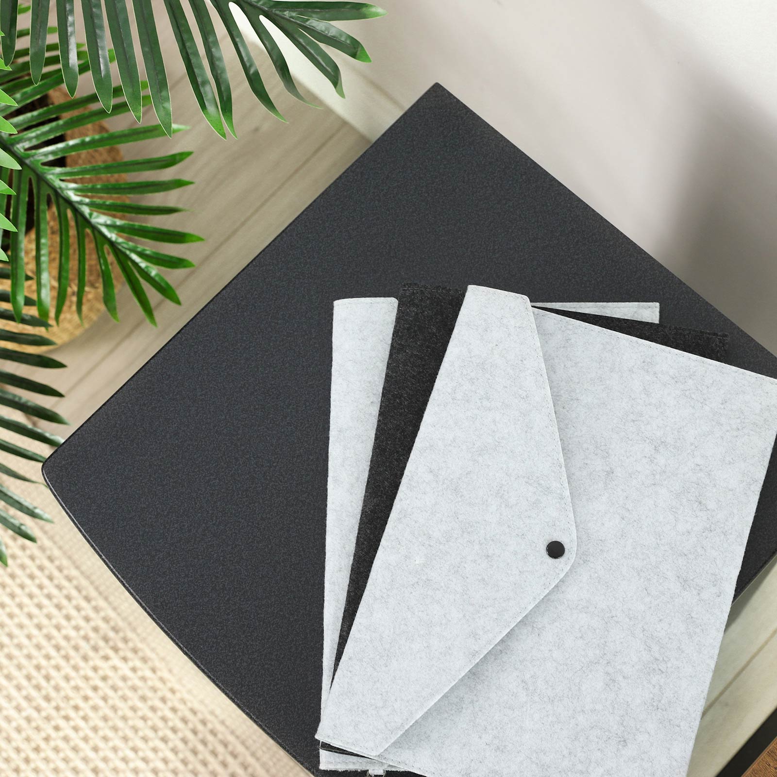 Rolcontainer – Verrijdbaar met slot – Granietzwart