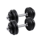 Halterset - Gietijzeren dumbbells - 30 kg - Halterset