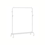 Kledingrek op wielen – Staal – Inktzwart