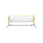 Badmintonnet - Tennisnet - Verstelbaar - Incl. frame en tas - Geel