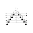 Kledinghangers – antislip cliphangers – set van 20 – zilver