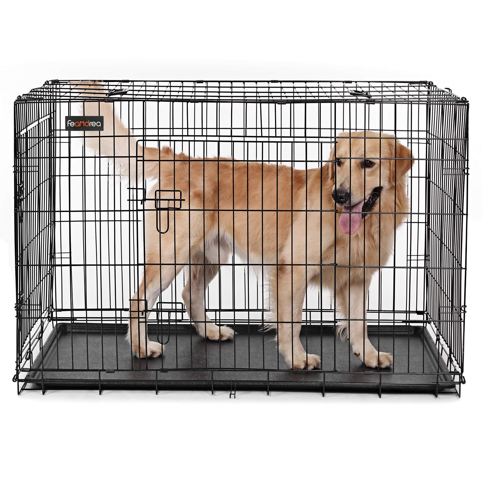 Hondenkooi – puppybench – zwart