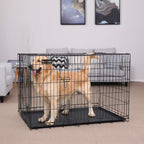 Hondenkooi – puppybench – zwart
