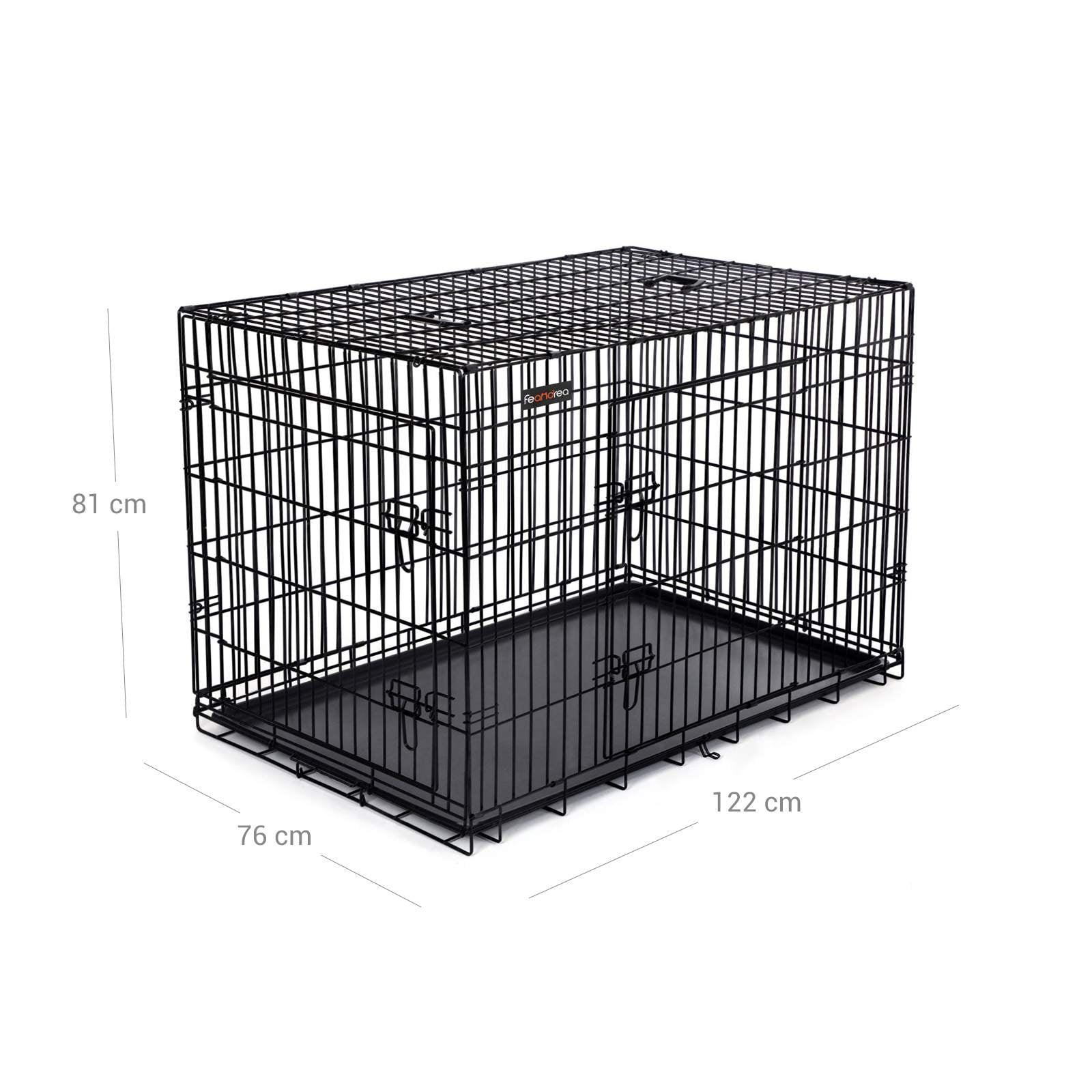 Hondenkooi – puppybench – zwart