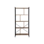 Boekenkast - 4 niveaus - Groot metalen frame - Boekenplank - Industrieel design