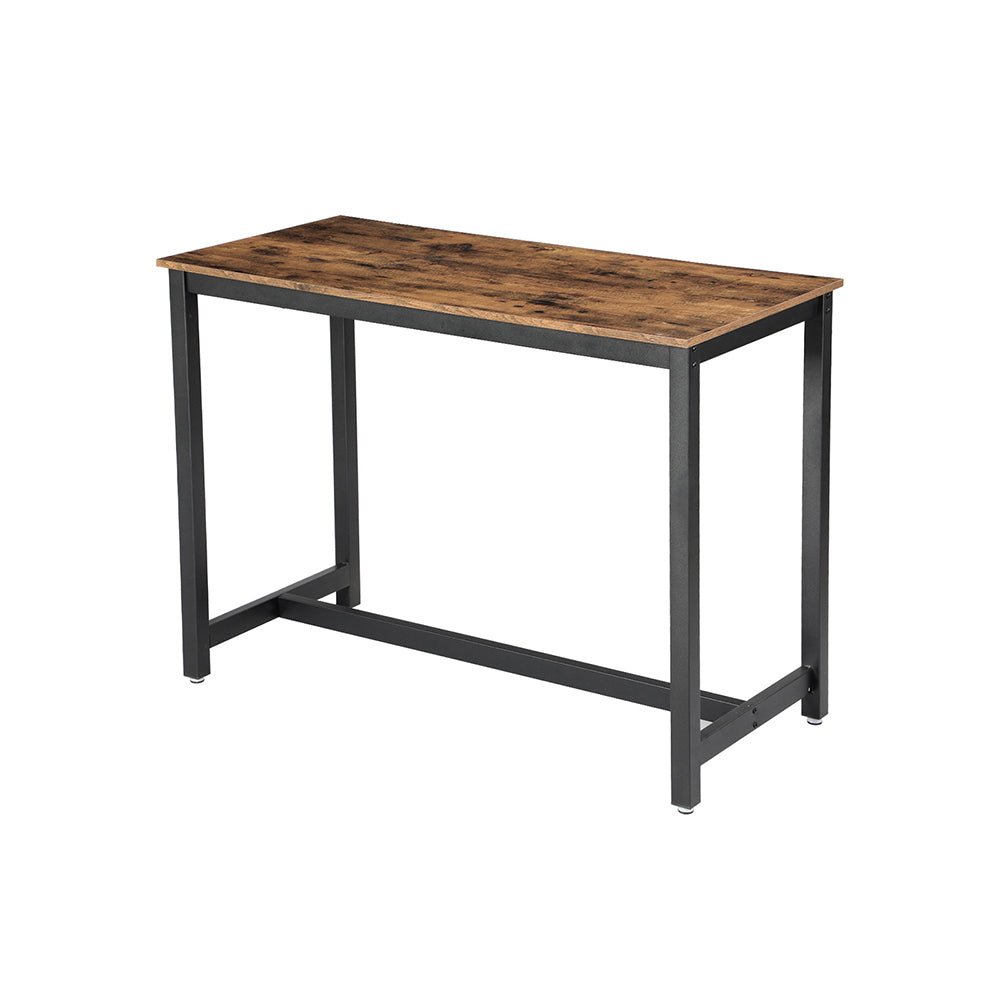 Bartafel – keukentafel – industrieel ontwerp – bruin/zwart