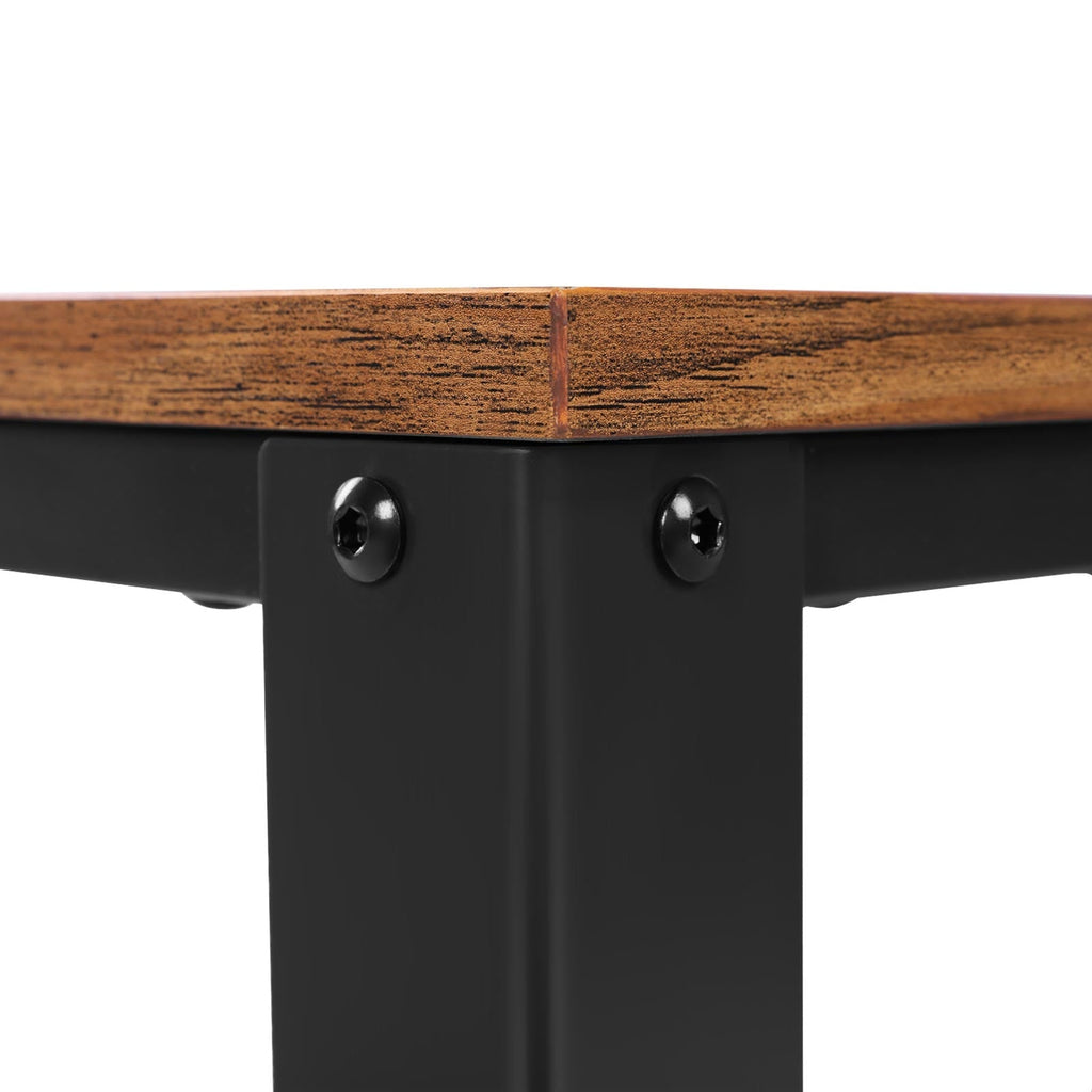 Salontafel – woonkamertafel – bijzettafel – tv-meubel – vintage bruin/zwart