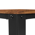 Salontafel – woonkamertafel – bijzettafel – tv-meubel – vintage bruin/zwart