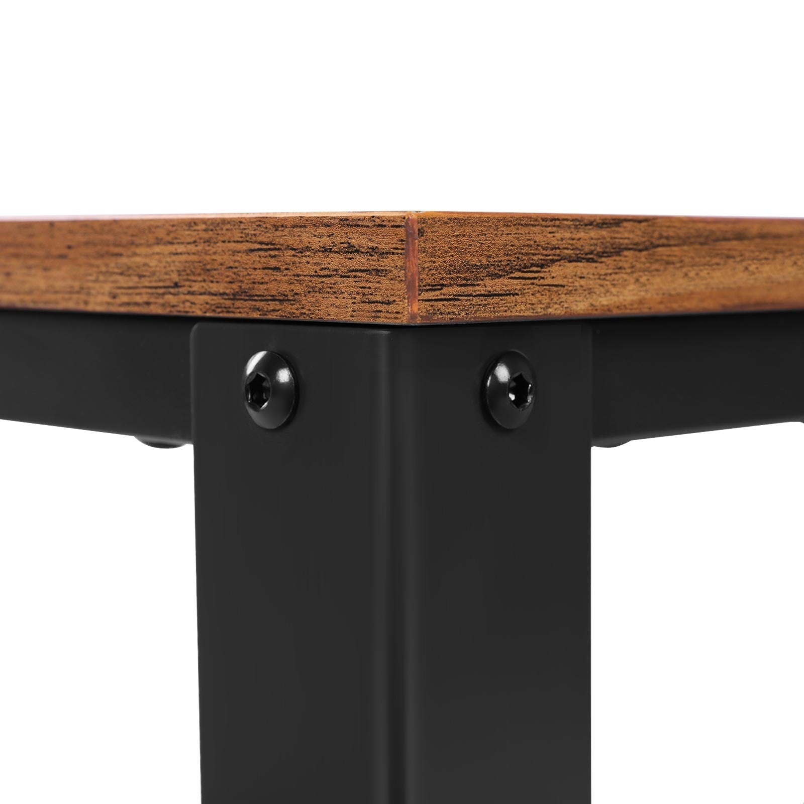 Salontafel – woonkamertafel – bijzettafel – tv-meubel – vintage bruin/zwart