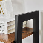 Boekenkast – 4 niveaus – ladderrek – industrieel